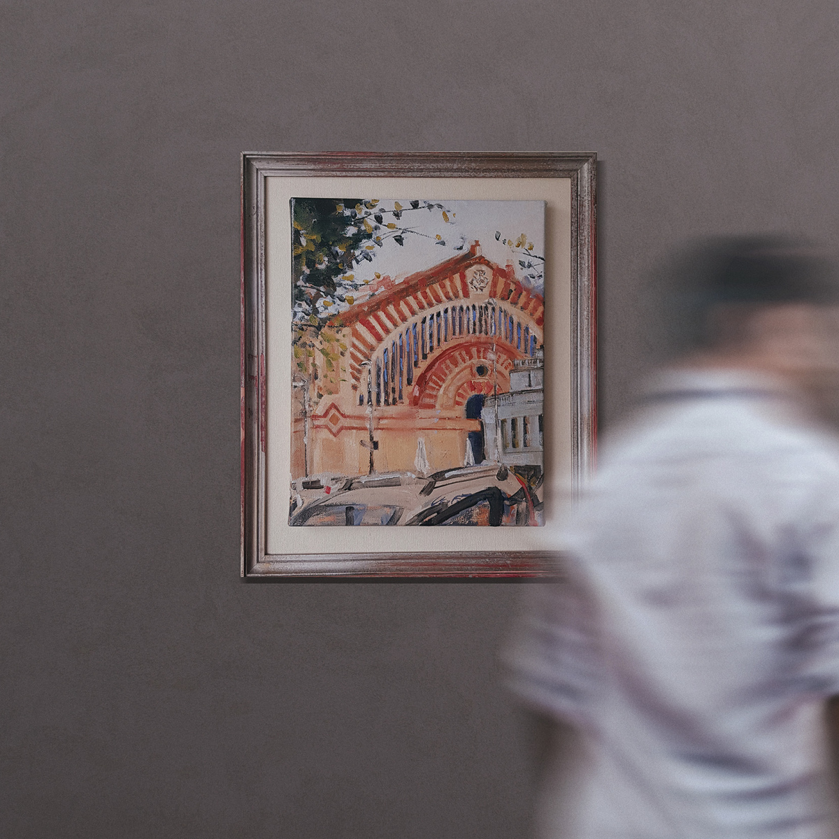 Pintura al óleo sobre lienzo 'Mercados' (VENDIDA)