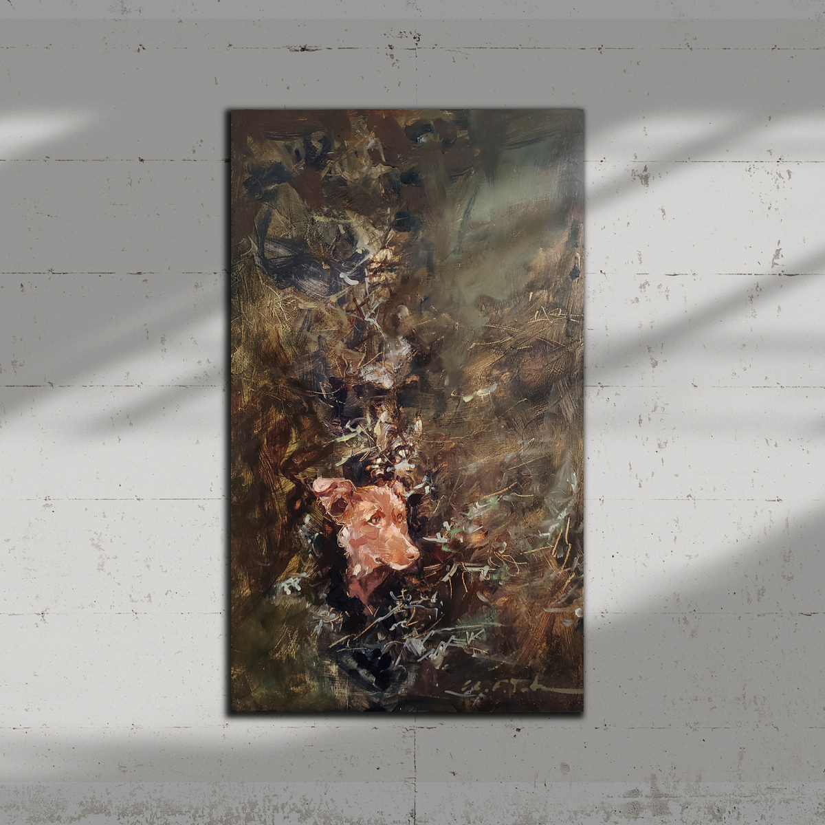 Pintura al óleo sobre lienzo 'Momentos' (VENDIDA)