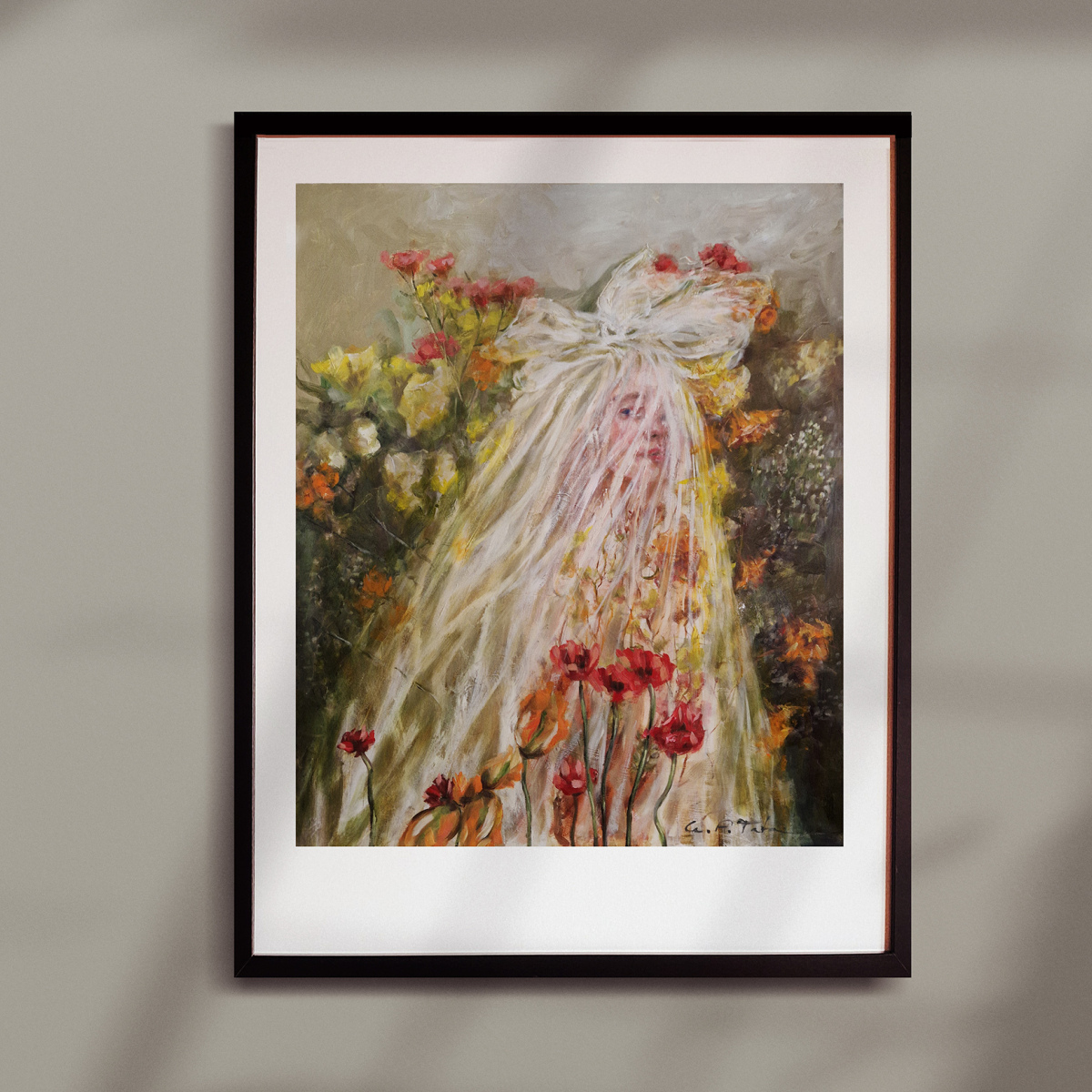 Pintura al óleo sobre tabla 'Inmaculada de Marzo'