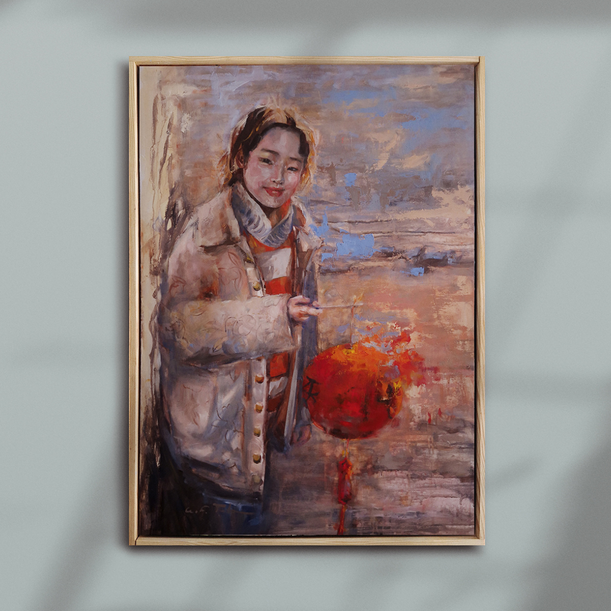 Pintura al óleo sobre tabla 'Na' (VENDIDA)