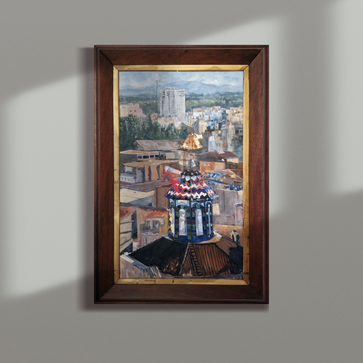 Pintura al óleo sobre tabla 'Progreso'   