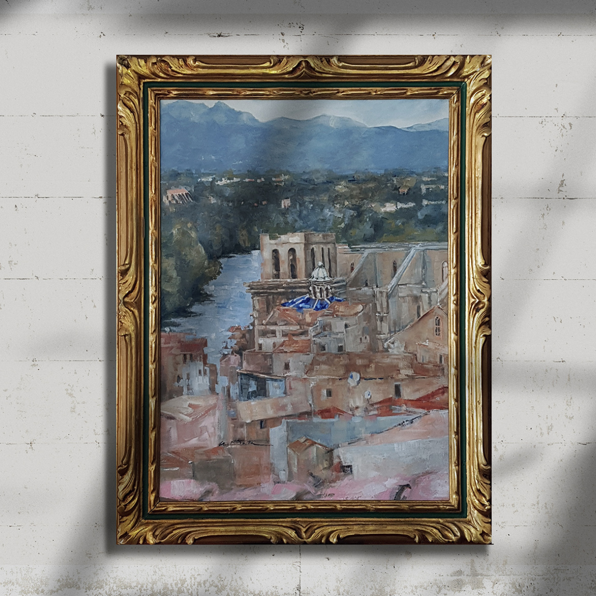 Pintura al óleo sobre tabla 'Lo Riu' (VENDIDA)