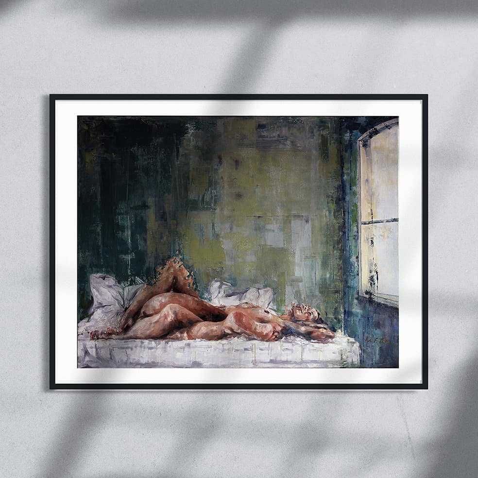 Pintura al óleo sobre lienzo 'Un Diumenge al Dematí' (VENDIDA)