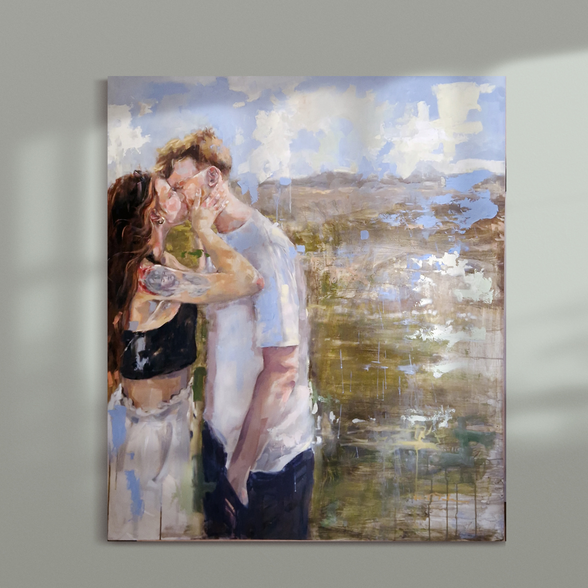 Pintura al óleo sobre tabla 'Moments' (VENDIDA)