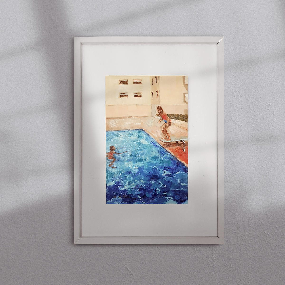 Pintura al óleo sobre tabla 'Al Agua Patoos!' (VENDIDA)